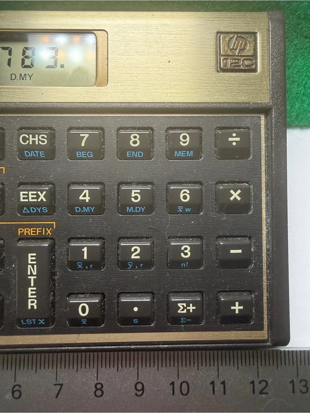 Vintage 80s HP 12C Financial Calculator w/ Case Working